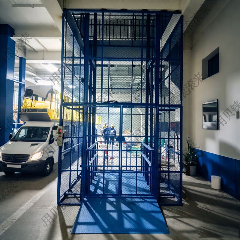 车间仓库楼层垂直转运升降平台